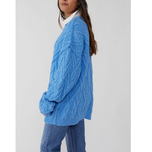 FREE PEOPLE Isla Cable Tunic / Marine - Picture 5 of 8
